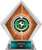Awards Saturn Soccer Orange Diamond Ice Trophy Awards Saturn Soccer Orange Diamond Ice Trophy