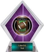 Awards Legacy Football Purple Diamond Ice Trophy Awards Legacy Football Purple Diamond Ice Trophy
