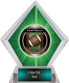 Awards Legacy Football Green Diamond Ice Trophy Awards Legacy Football Green Diamond Ice Trophy
