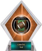 Awards Legacy Football Orange Diamond Ice Trophy Awards Legacy Football Orange Diamond Ice Trophy