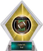 Awards Legacy Football Yellow Diamond Ice Trophy Awards Legacy Football Yellow Diamond Ice Trophy