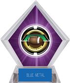 2" Saturn Football Purple Diamond Ice Trophy 2" Saturn Football Purple Diamond Ice Trophy