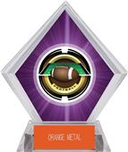 2" Saturn Football Purple Diamond Ice Trophy 2" Saturn Football Purple Diamond Ice Trophy