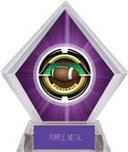 2" Saturn Football Purple Diamond Ice Trophy 2" Saturn Football Purple Diamond Ice Trophy