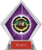2" Saturn Football Purple Diamond Ice Trophy 2" Saturn Football Purple Diamond Ice Trophy