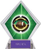 2" Saturn Football Green Diamond Ice Trophy 2" Saturn Football Green Diamond Ice Trophy
