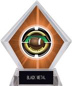 2" Saturn Football Orange Diamond Ice Trophy 2" Saturn Football Orange Diamond Ice Trophy