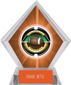2" Saturn Football Orange Diamond Ice Trophy 2" Saturn Football Orange Diamond Ice Trophy