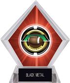 2" Saturn Football Red Diamond Ice Trophy 2" Saturn Football Red Diamond Ice Trophy
