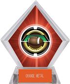 2" Saturn Football Red Diamond Ice Trophy 2" Saturn Football Red Diamond Ice Trophy