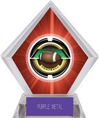 2" Saturn Football Red Diamond Ice Trophy 2" Saturn Football Red Diamond Ice Trophy