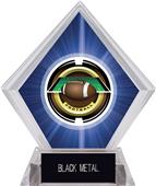 2" Saturn Football Blue Diamond Ice Trophy 2" Saturn Football Blue Diamond Ice Trophy