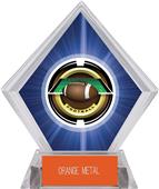 2" Saturn Football Blue Diamond Ice Trophy 2" Saturn Football Blue Diamond Ice Trophy