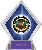 2" Saturn Football Blue Diamond Ice Trophy 2" Saturn Football Blue Diamond Ice Trophy