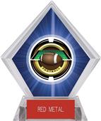 2" Saturn Football Blue Diamond Ice Trophy 2" Saturn Football Blue Diamond Ice Trophy