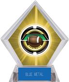 2" Saturn Football Yellow Diamond Ice Trophy 2" Saturn Football Yellow Diamond Ice Trophy