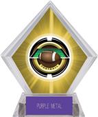 2" Saturn Football Yellow Diamond Ice Trophy 2" Saturn Football Yellow Diamond Ice Trophy