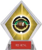 2" Saturn Football Yellow Diamond Ice Trophy 2" Saturn Football Yellow Diamond Ice Trophy
