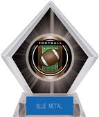 2" Legacy Football Black Diamond Ice Trophy 2" Legacy Football Black Diamond Ice Trophy