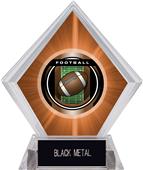 2" Legacy Football Orange Diamond Ice Trophy 2" Legacy Football Orange Diamond Ice Trophy