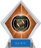 2" Legacy Football Orange Diamond Ice Trophy 2" Legacy Football Orange Diamond Ice Trophy