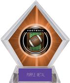 2" Legacy Football Orange Diamond Ice Trophy 2" Legacy Football Orange Diamond Ice Trophy