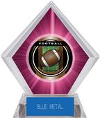 2" Legacy Football Pink Diamond Ice Trophy 2" Legacy Football Pink Diamond Ice Trophy