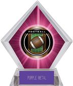 2" Legacy Football Pink Diamond Ice Trophy 2" Legacy Football Pink Diamond Ice Trophy