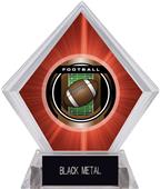 2" Legacy Football Red Diamond Ice Trophy 2" Legacy Football Red Diamond Ice Trophy