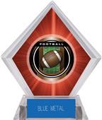 2" Legacy Football Red Diamond Ice Trophy 2" Legacy Football Red Diamond Ice Trophy