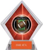 2" Legacy Football Red Diamond Ice Trophy 2" Legacy Football Red Diamond Ice Trophy