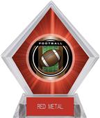 2" Legacy Football Red Diamond Ice Trophy 2" Legacy Football Red Diamond Ice Trophy