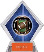 2" Legacy Football Blue Diamond Ice Trophy 2" Legacy Football Blue Diamond Ice Trophy