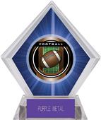 2" Legacy Football Blue Diamond Ice Trophy 2" Legacy Football Blue Diamond Ice Trophy