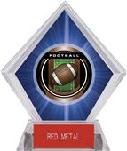 2" Legacy Football Blue Diamond Ice Trophy 2" Legacy Football Blue Diamond Ice Trophy