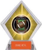 2" Legacy Football Yellow Diamond Ice Trophy 2" Legacy Football Yellow Diamond Ice Trophy