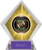 2" Legacy Football Yellow Diamond Ice Trophy 2" Legacy Football Yellow Diamond Ice Trophy