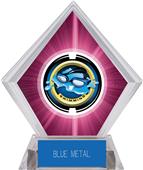 2" Saturn Swimming Pink Diamond Ice Trophy 2" Saturn Swimming Pink Diamond Ice Trophy