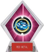 2" Saturn Swimming Pink Diamond Ice Trophy 2" Saturn Swimming Pink Diamond Ice Trophy