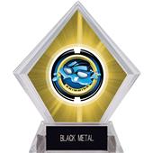 2" Saturn Swimming Yellow Diamond Ice Trophy 2" Saturn Swimming Yellow Diamond Ice Trophy