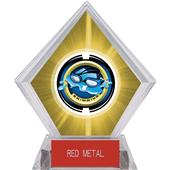2" Saturn Swimming Yellow Diamond Ice Trophy 2" Saturn Swimming Yellow Diamond Ice Trophy
