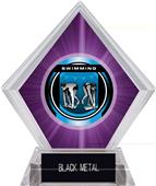 2" Legacy Swimming Purple Diamond Ice Trophy 2" Legacy Swimming Purple Diamond Ice Trophy
