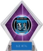 2" Legacy Swimming Purple Diamond Ice Trophy 2" Legacy Swimming Purple Diamond Ice Trophy
