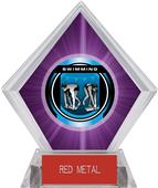 2" Legacy Swimming Purple Diamond Ice Trophy 2" Legacy Swimming Purple Diamond Ice Trophy
