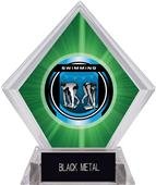 2" Legacy Swimming Green Diamond Ice Trophy 2" Legacy Swimming Green Diamond Ice Trophy