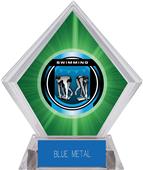 2" Legacy Swimming Green Diamond Ice Trophy 2" Legacy Swimming Green Diamond Ice Trophy