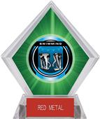 2" Legacy Swimming Green Diamond Ice Trophy 2" Legacy Swimming Green Diamond Ice Trophy