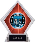 2" Legacy Swimming Red Diamond Ice Trophy 2" Legacy Swimming Red Diamond Ice Trophy