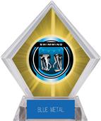 2" Legacy Swimming Yellow Diamond Ice Trophy 2" Legacy Swimming Yellow Diamond Ice Trophy
