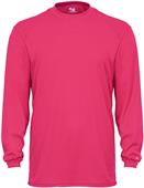 Badger B-Core Long Sleeve Performance Tees Badger B-Core Long Sleeve Performance Tees